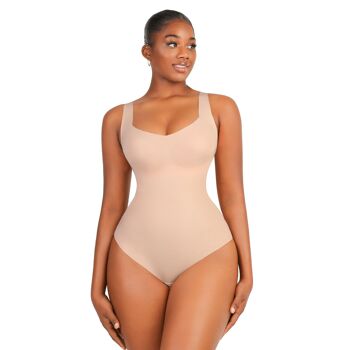 Body Shapewear sans couture - Noir et Nude 11