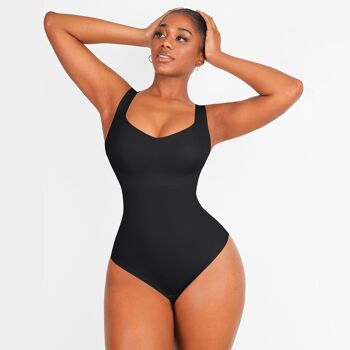 Body Shapewear sans couture - Noir et Nude 24