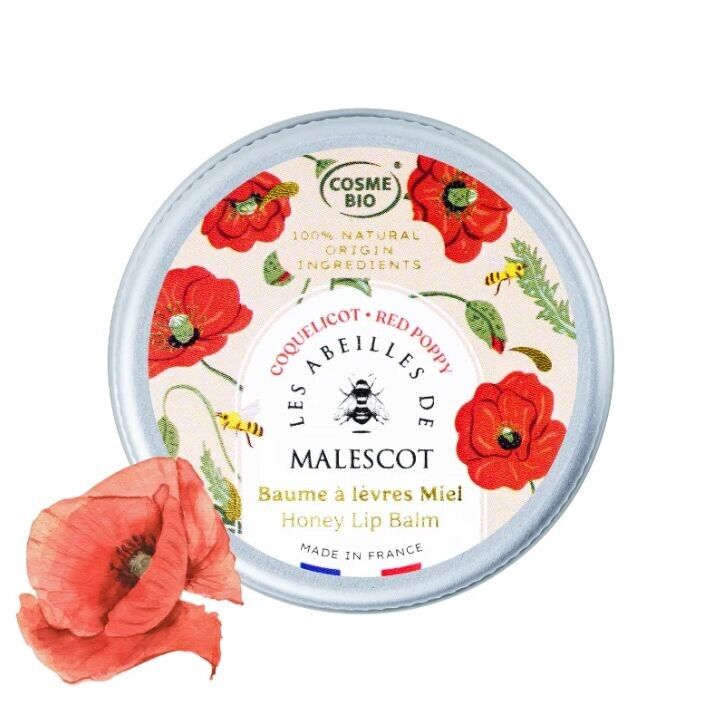 Honig-Lippenbalsam – Mohn