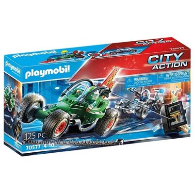 Playmobil City Action Kart Policía con ladrón