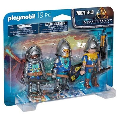 Playmobil Medieval Set 3 Caballeros 19 piezas