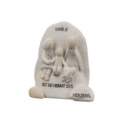 Decorative stone "Family"