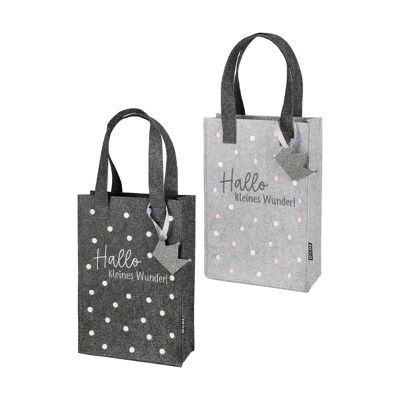 Gift bag "Hello little miracle" tiny 2-assorted