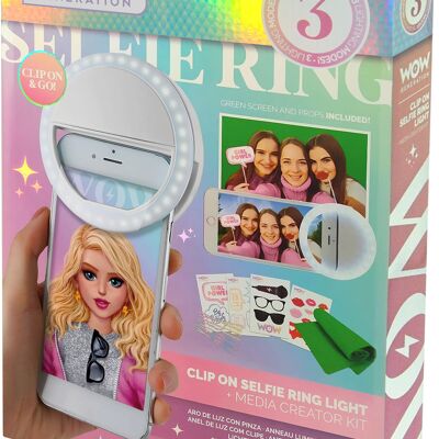 Selfie light clip and accessories - WOW Generation