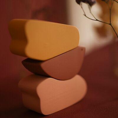 Wooden Stacking Balancing game - The nightingale