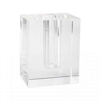 Dioptrics, Vase, Kristallglas-Quader L, transparent
