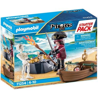 Playmobil Piratas Starter Pack Pirata con Bote de remos