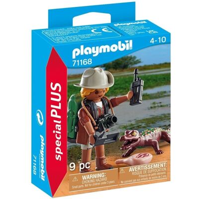 Playmobil especial Investigador con Caimán