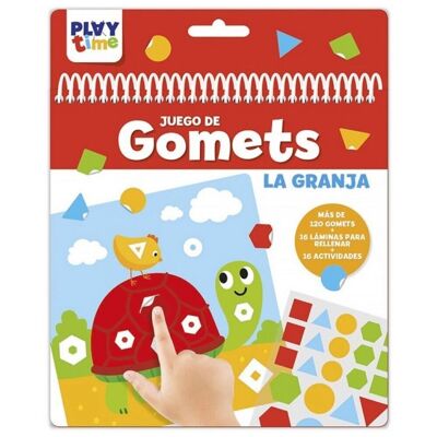 Cuaderno Pegatinas Gomets La Granja