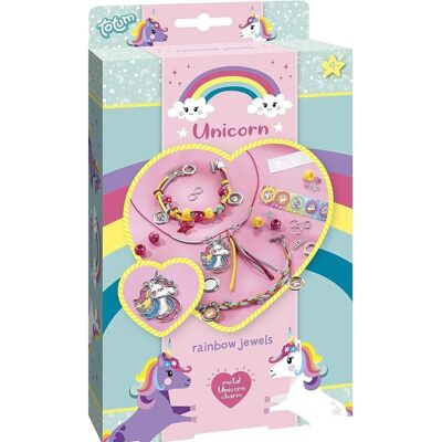 Unicornio Kit creativo Pulseras y coloreslar Totum