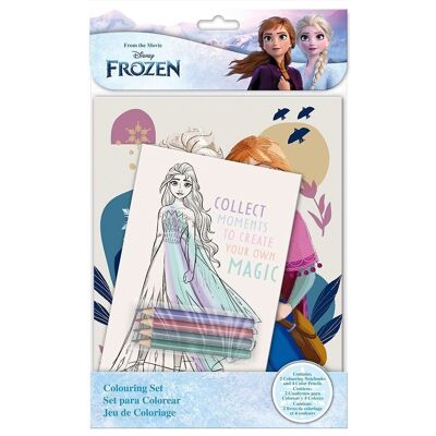 Frozen Set para Colorear Cuadernos y lápices 33x21x1 cm