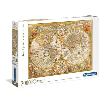 Puzzle 2000 Piezas Mapa Antiguo