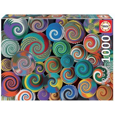 Puzzle Educa 1000 piezas Cestas Africanas