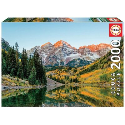 Puzzle Educa 2000 piezas Maroon Bells EEUU