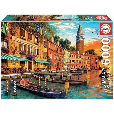 Puzzle Educa 6000 piezas Puesta Sol Venecia