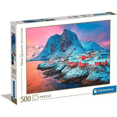 Puzzle 500 piezas Colección Hamnoy Village