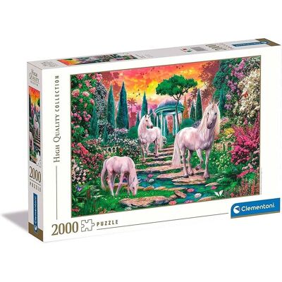 Puzzle 2000 piezas Colección Jardín de Unicornios