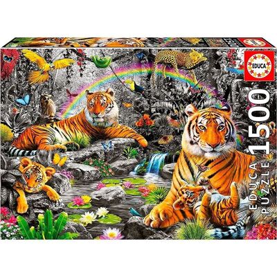 Puzzle Educa 1500 piezas Selva radiante