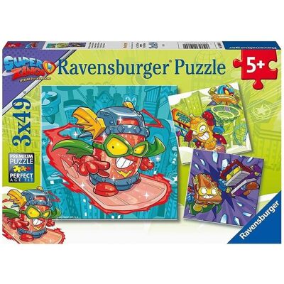 Superthings Puzzle triple 3x49 piezas