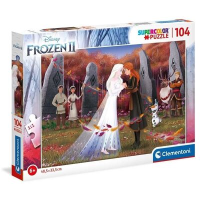 Frozen Puzzle 104 piezas Frozen II