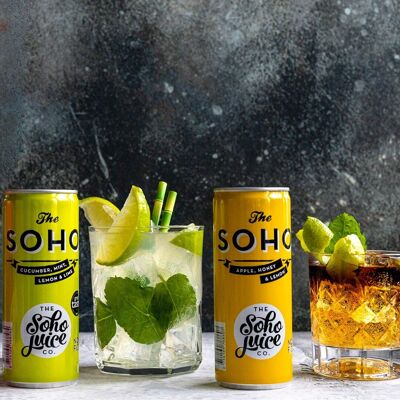 Selección dúo refrescante (24 x 250 ml) de The Soho Juice Co.