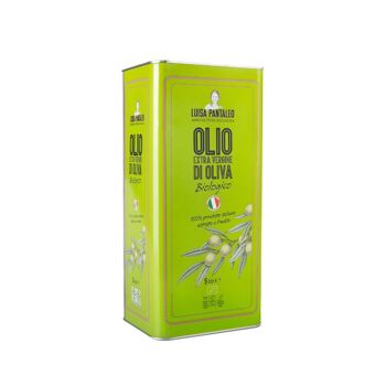 Luisa Pantaleo Olio Extra Vergine Di Oliva Biologico, 2 latte de 5 lt, gras en Italie 1