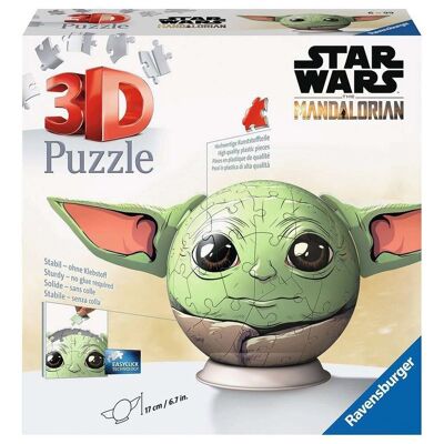 Star wars Mandalorian Puzzle 3D Ball 72 piezas