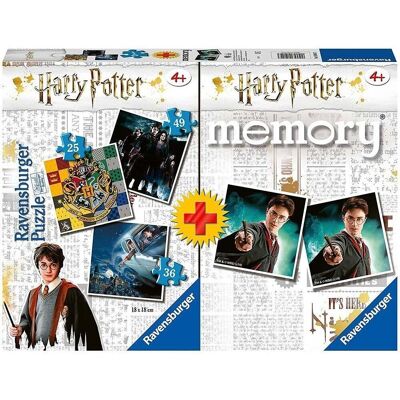 Harry Potter Pack memory y puzzle triple
