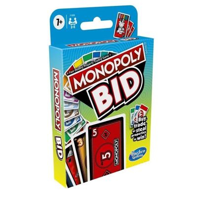 Hasbro Cartas Monopoly Bid +7 años