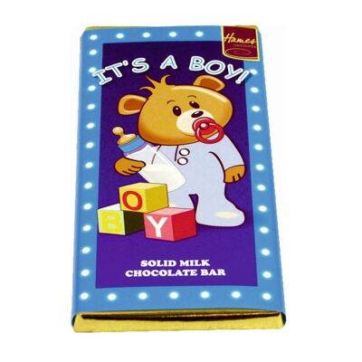 It's A Boy Milk Chocolate Bar.