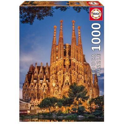 Puzzle Educa 1000 piezas Sagrada Familia Barcelona