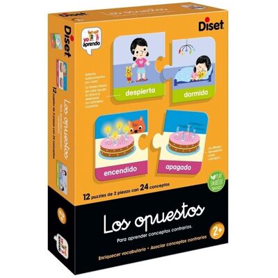 Aprendo Los opuestos Diset +2 años