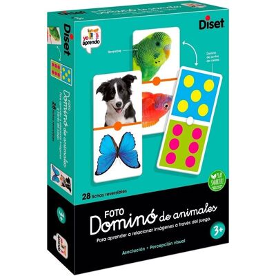 Domino Photo Animals Diset + 3 años