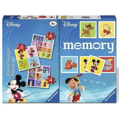 Disney Pack Memory y Puzzle Triple