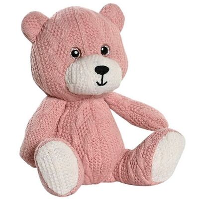 Oso peluche tricotado lana 4 Colores surtidos aleatorios