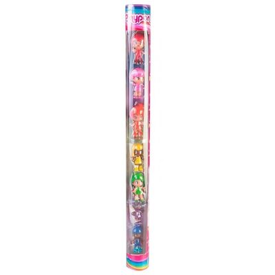 Pinypon Tubo Rainbow con 7 figuras