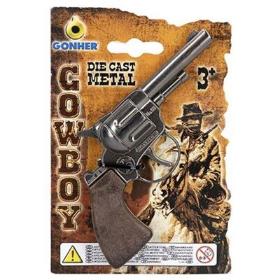 Pistola cow-boy metal 14 cm