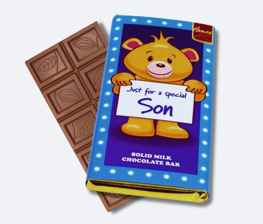 Special Son Milchschokoladen-Sentiment-Riegel