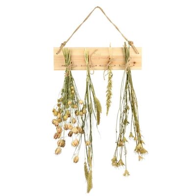 Flowers and herbs drying rack with rope