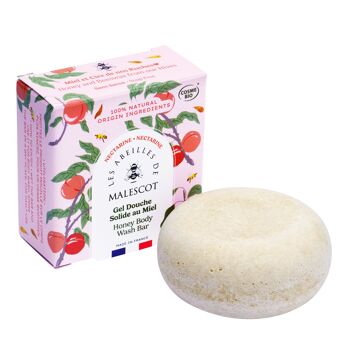 Gel Douche Solide au Miel - Nectarine 3