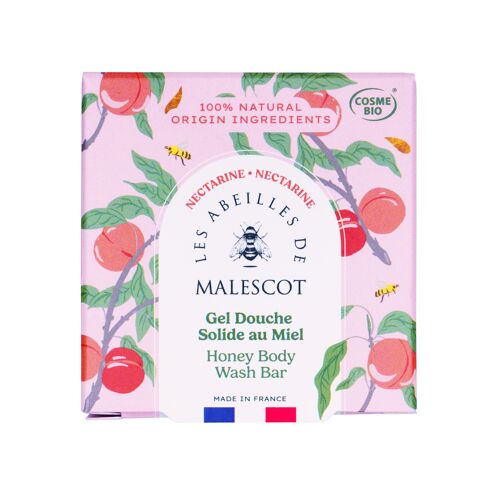 Gel Douche Solide au Miel - Nectarine