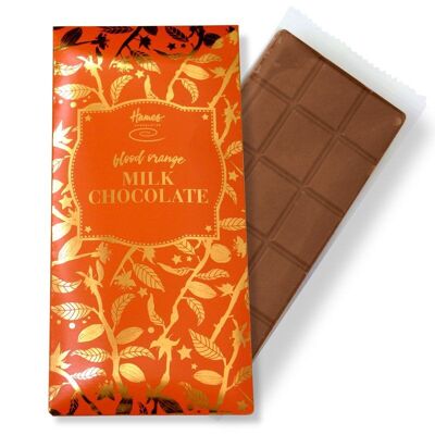 Gamme Bronze - Tablette de Chocolat au Lait Orange Sanguine