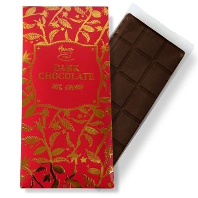 Gama Bronce - Barra de chocolate negro 70% cacao