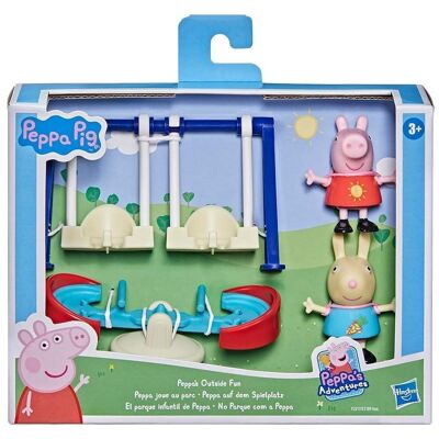 Peppa Pig playset momentos divertidos + 3 años 22x20 cm