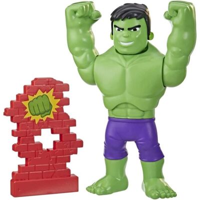Spidey Marvel Figura Mega Mighty Hulk con Gestos