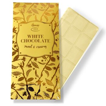 Gamme Bronze - Tablette de Chocolat Blanc.