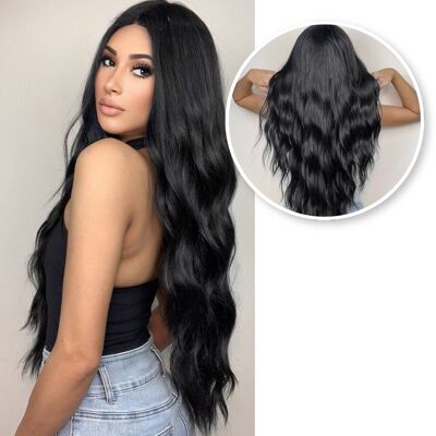 Black Wig - Sassy Goods Wigs Women Long Hair - Wig - Black - 75 cm