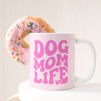 Mug Dog mom life