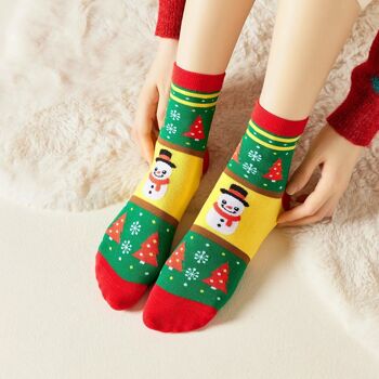 Chaussettes Sapin Noël 9