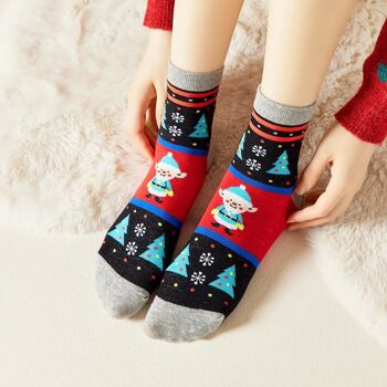 Chaussettes Sapin Noël (Lot x4) 9